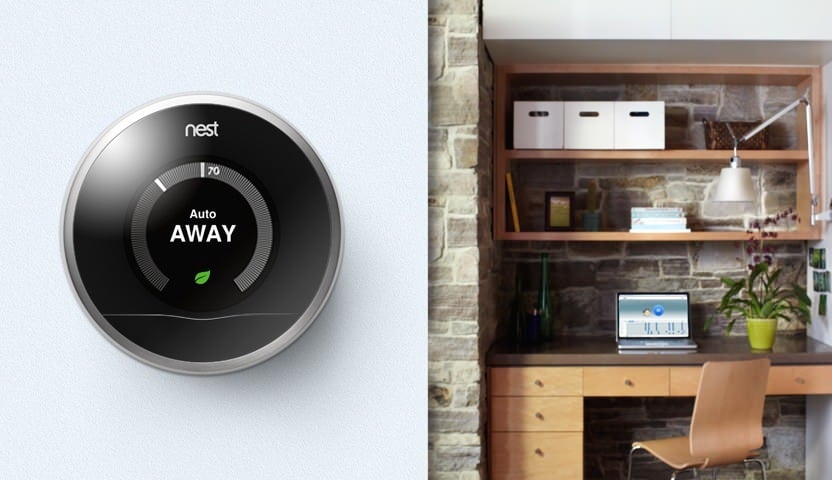 "Nest ($249) is a supereasy way to control your home's thermostat and smoke alarm from your phone. Another awesome feature is that you can also control the thermostat through the Leaf Pebble app on your Pebble or Pebble Steel. Temperature control has never been easier!"