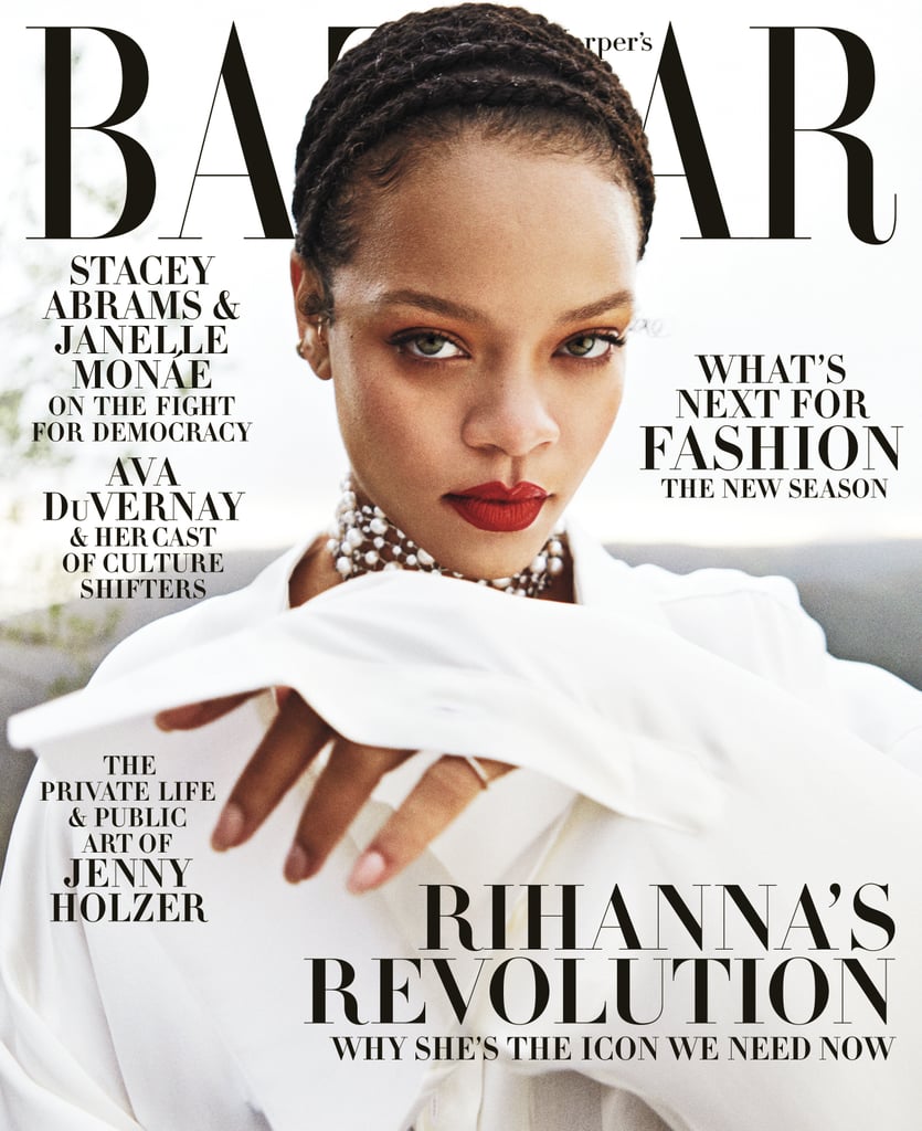 Rihanna Posing For Harper's Bazaar's September 2020 Issue