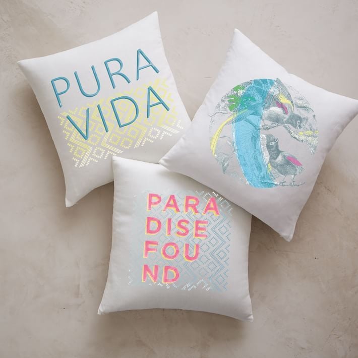 West Elm Slice of Summer Pillow Covers