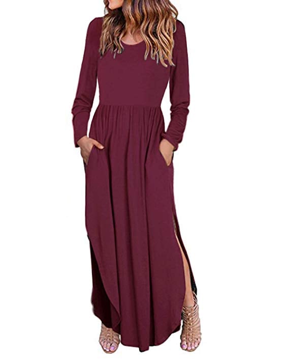 II ININ Women's Long Sleeve Autumn Dress