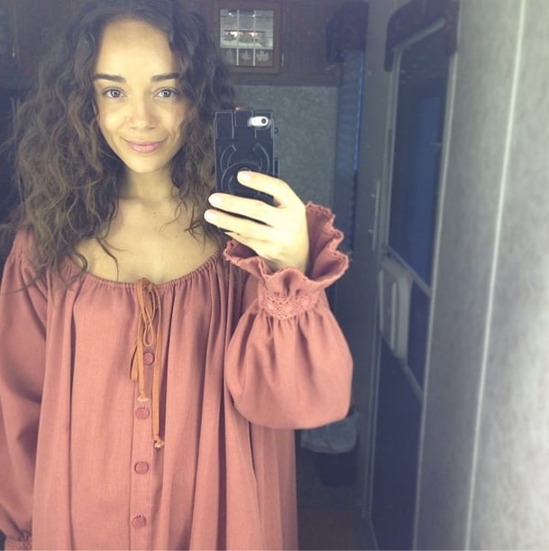 What does 17th century underwear look like? Ashley Madekwe found out.
Source: Instagram user ashleybell