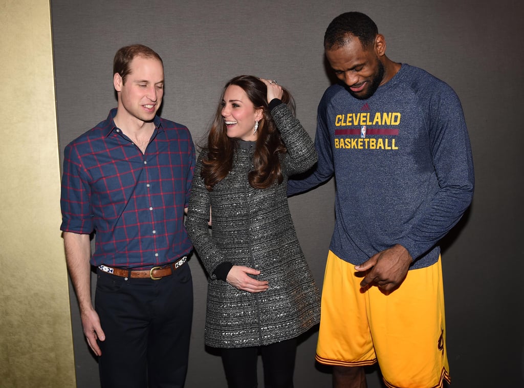 LeBron James Meeting Kate Middleton and Prince William