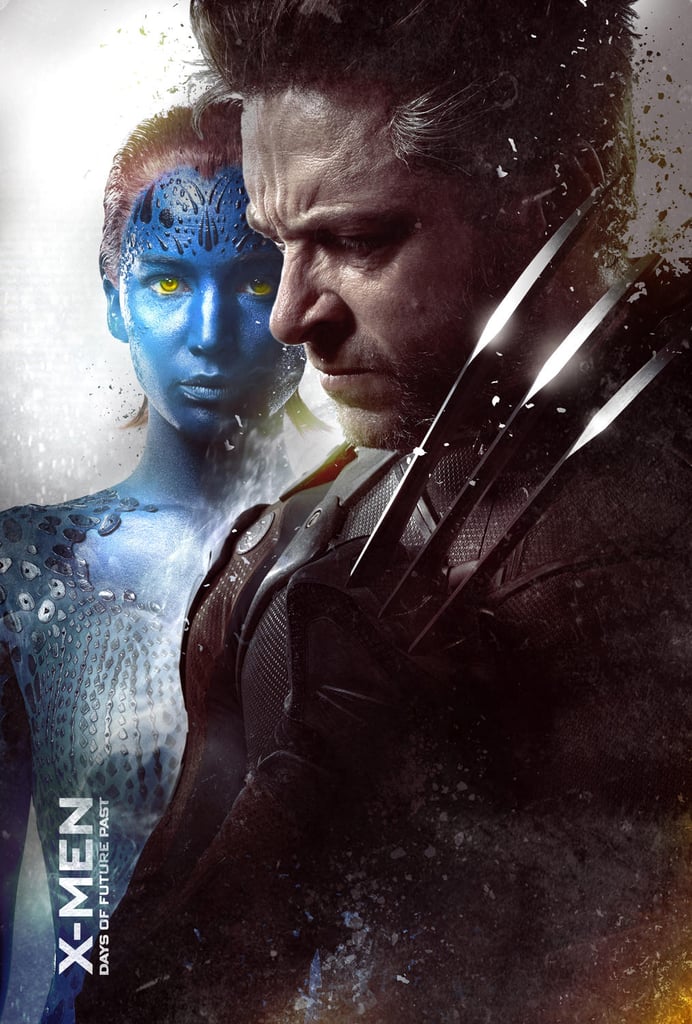 Jennifer Lawrence and Jackman as Mystique and Wolverine.