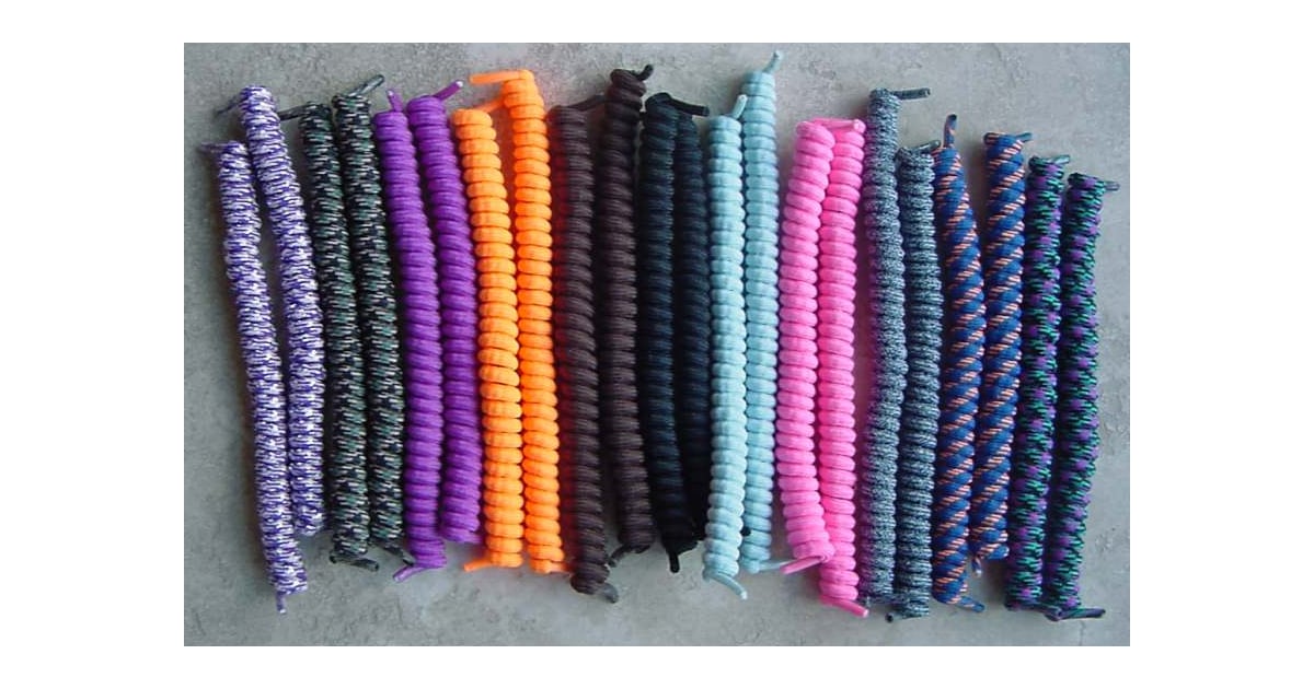 curly shoelaces 90s