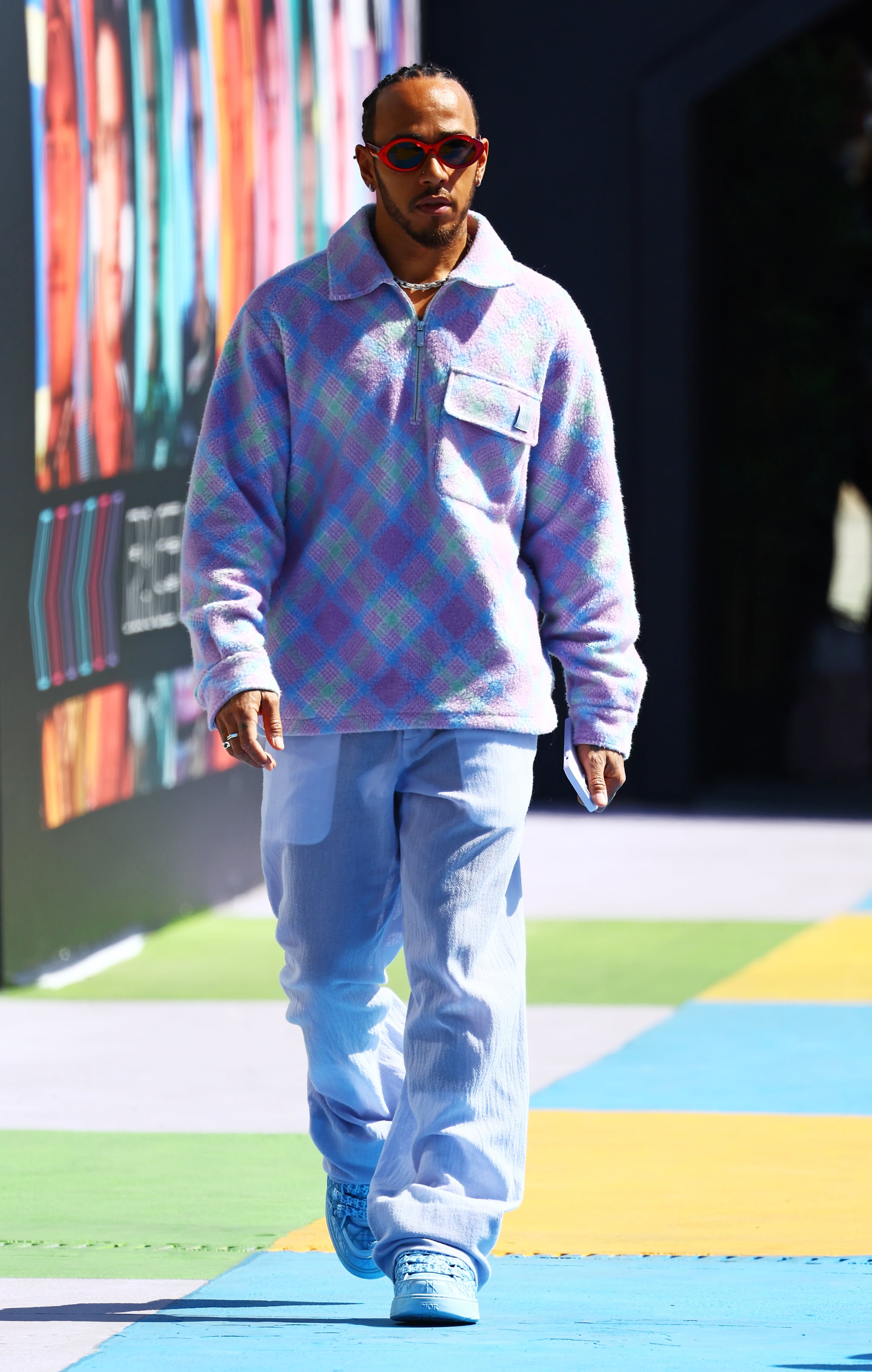 Lewis Hamilton's outfit 30.04.2023 in 2023