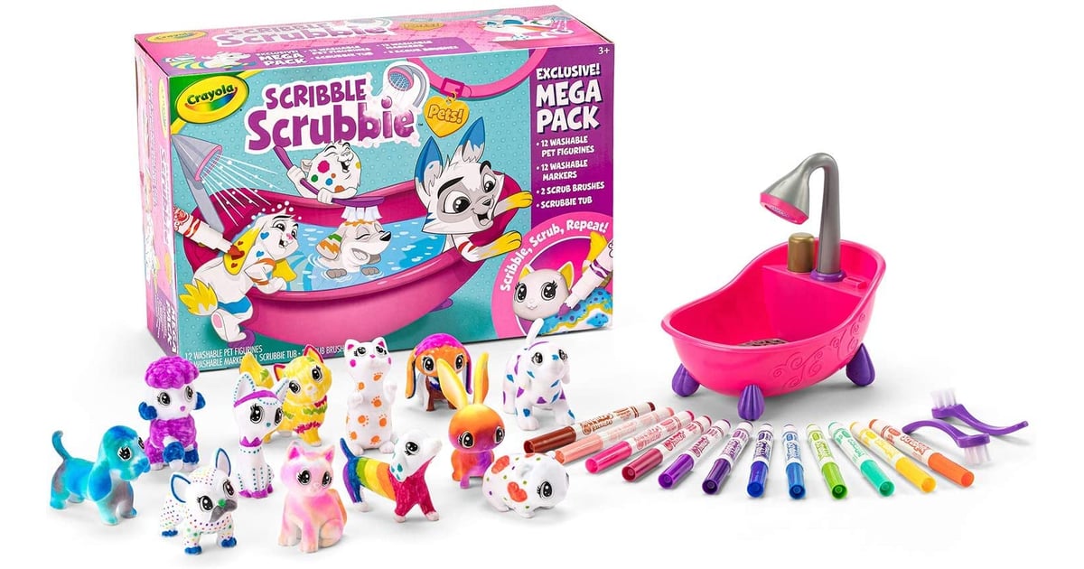 Crayola Scribble Scrubbie Pets Mega Pack Animal Toy Set The Best Toys