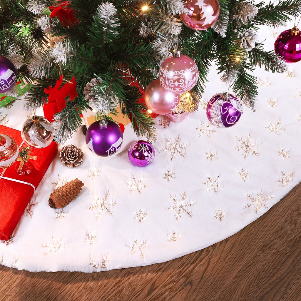 Snowflake Christmas Tree Skirt