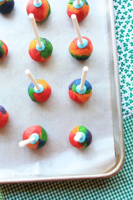 Inside Out Rainbow Cake Pops Tie Dye And Treats Everything