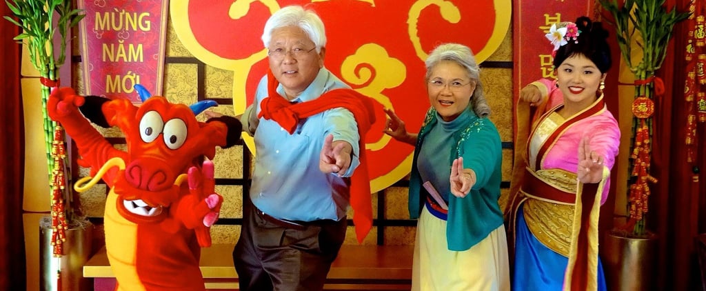 Cosplay Parents Dressed as Mulan and Li Shang