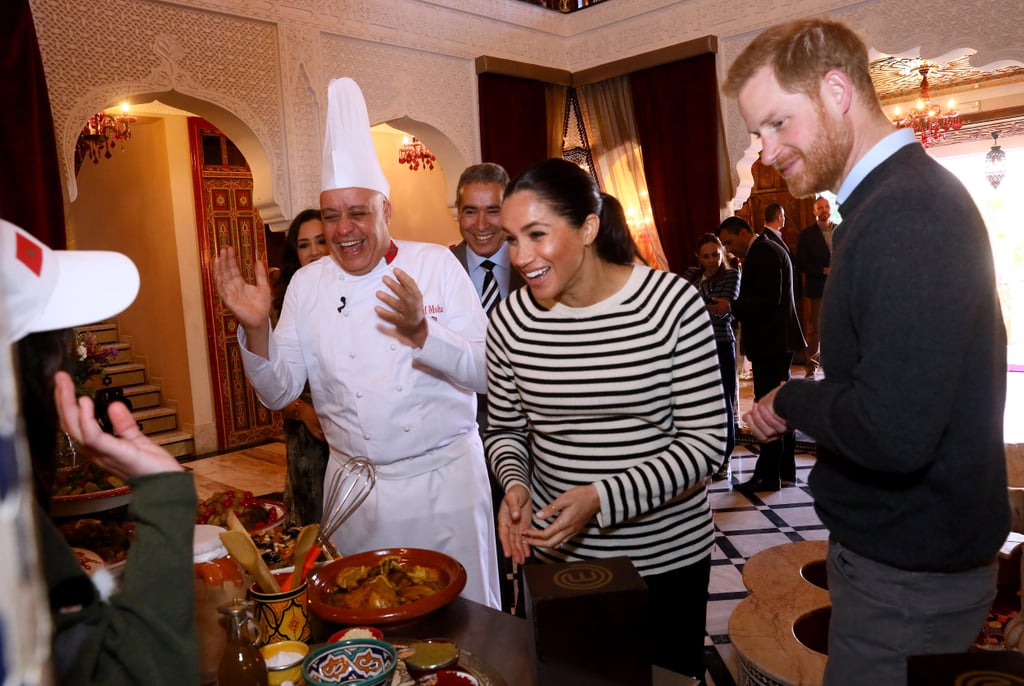 Meghan and Harry With Horses on Morocco Tour February 2019