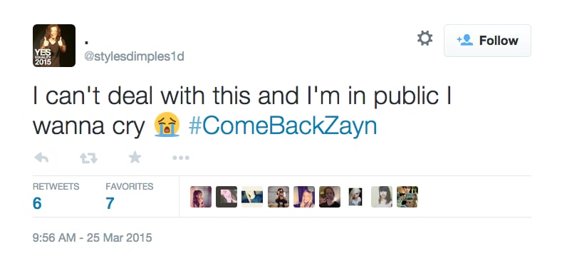 Reactions To Zayn Malik Leaving One Direction Popsugar Celebrity 