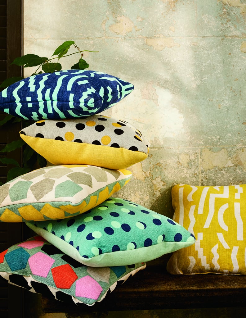 Dusen Dusen Outdoor Double Dot Pillows ($44) | West Elm Summer 2017 Collection | POPSUGAR Home 