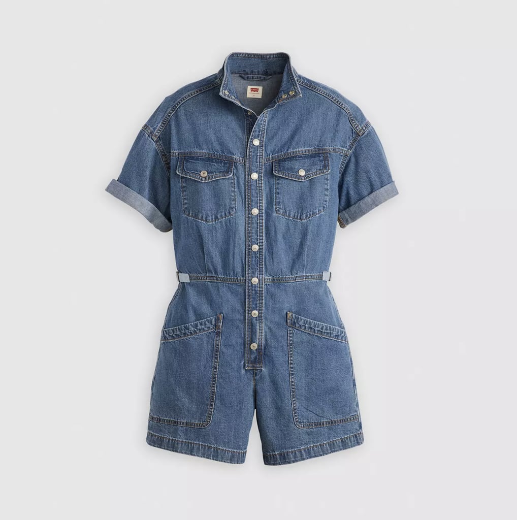Levi's Short Sleeve Surplus Romper