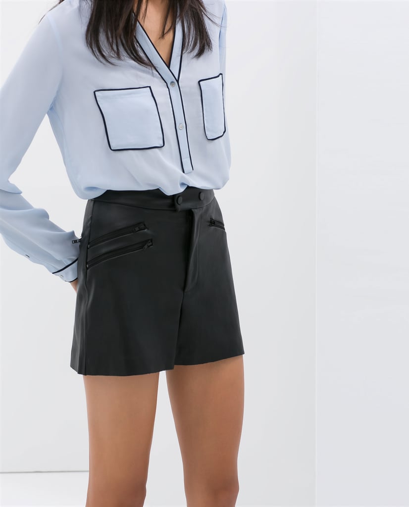 Zara Shorts With Zips ($60)