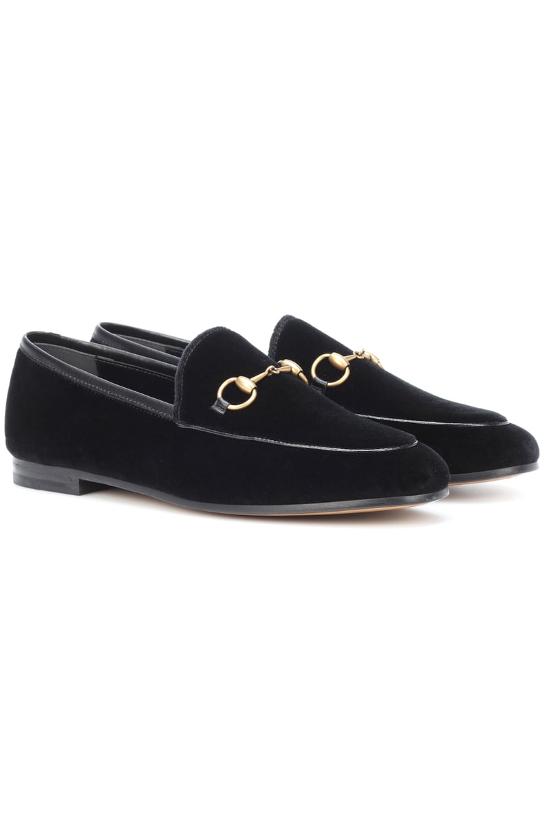 Gucci Jordaan Velvet Loafers