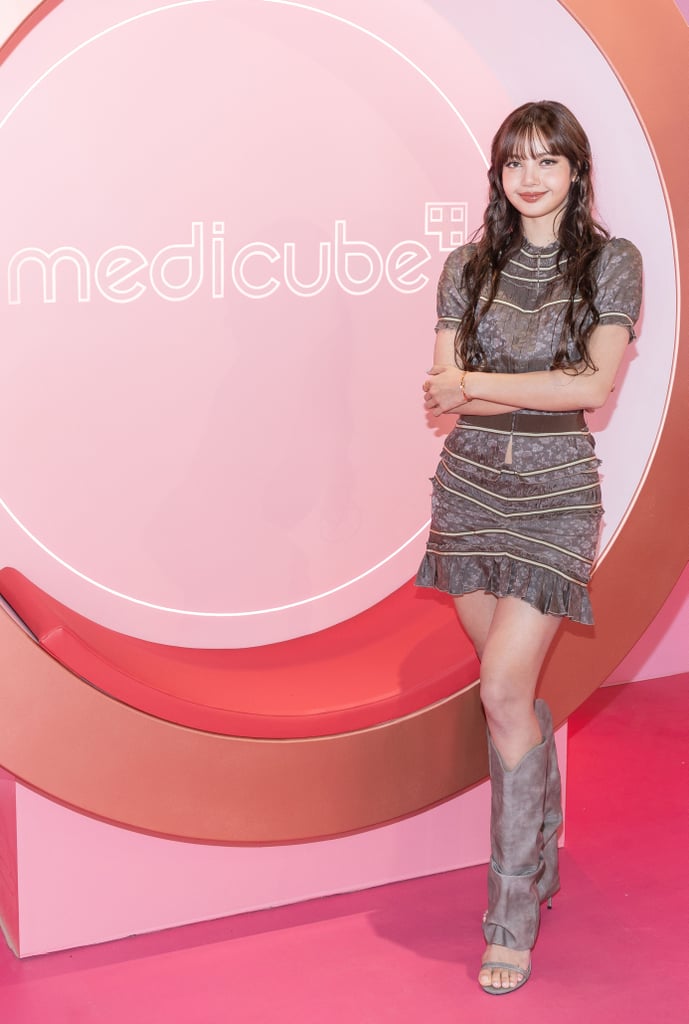 Lisa at Medicube's Coachella Glow Stage 2026