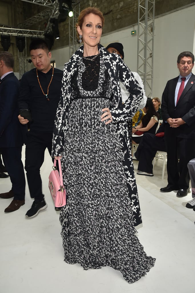Wearing Giambattista Valli for the Couture show.