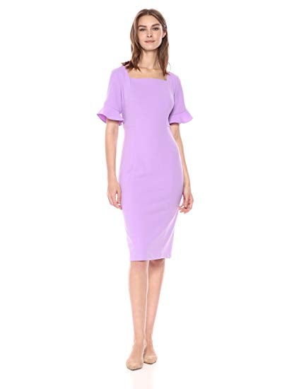 donna morgan purple dress