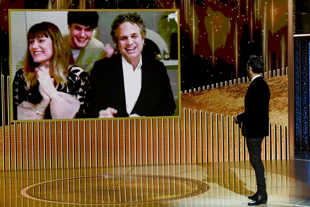 Mark Ruffalo at the 2021 Golden Globes