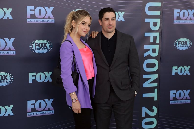 NEW YORK, NY - MAY 13:  Jenny Mollen and Jason Biggs attend the 2019 Fox Upfront at Wollman Rink, Central Park on May 13, 2019 in New York City.  (Photo by Taylor Hill/FilmMagic)