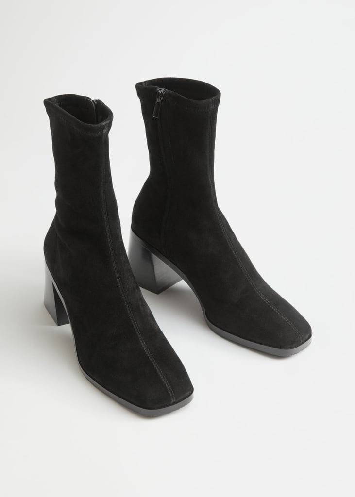 & Other Stories Suede Sock Boots