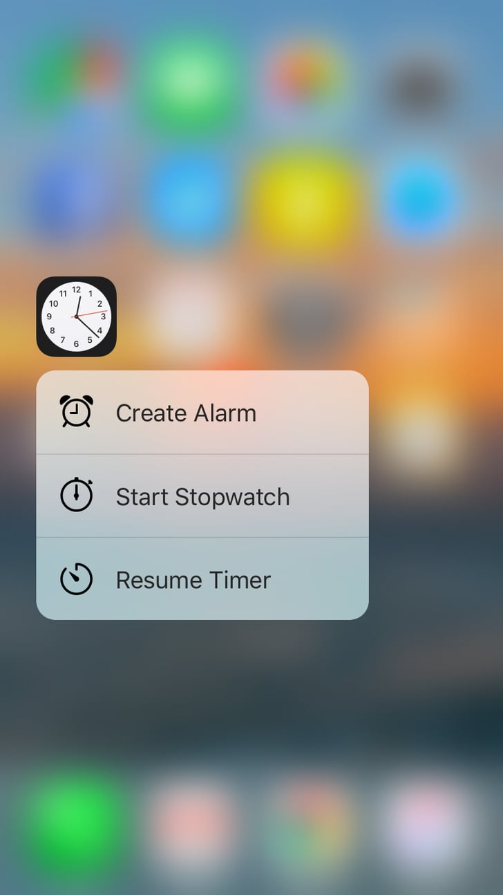 Set an alarm in your sleep . . . kinda. 3D Touch Tips POPSUGAR Tech