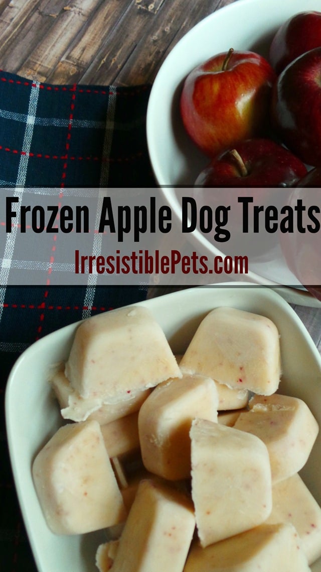 Apple Pie Pupsicle Frozen Yogurt Dog Treats - Dalmatian DIY