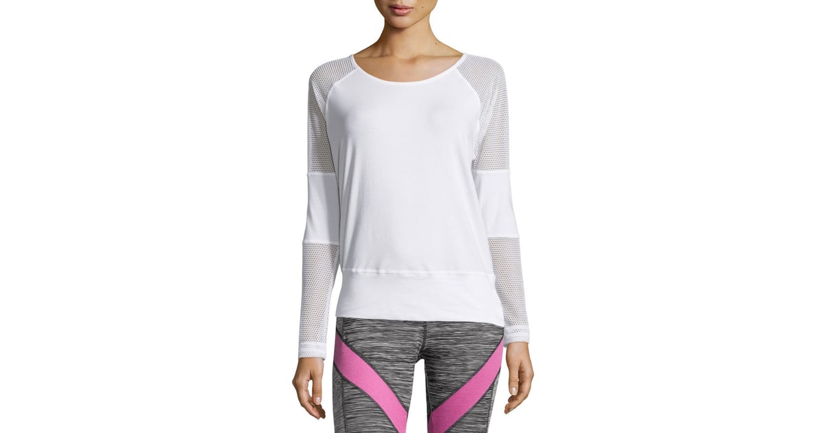 mesh yoga top