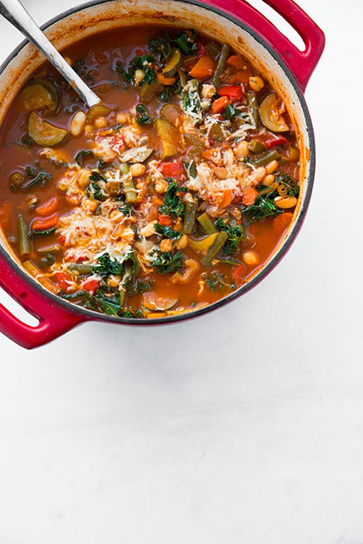 Kale and Quinoa Minestrone Italian Soup Recipes POPSUGAR Food Photo 16