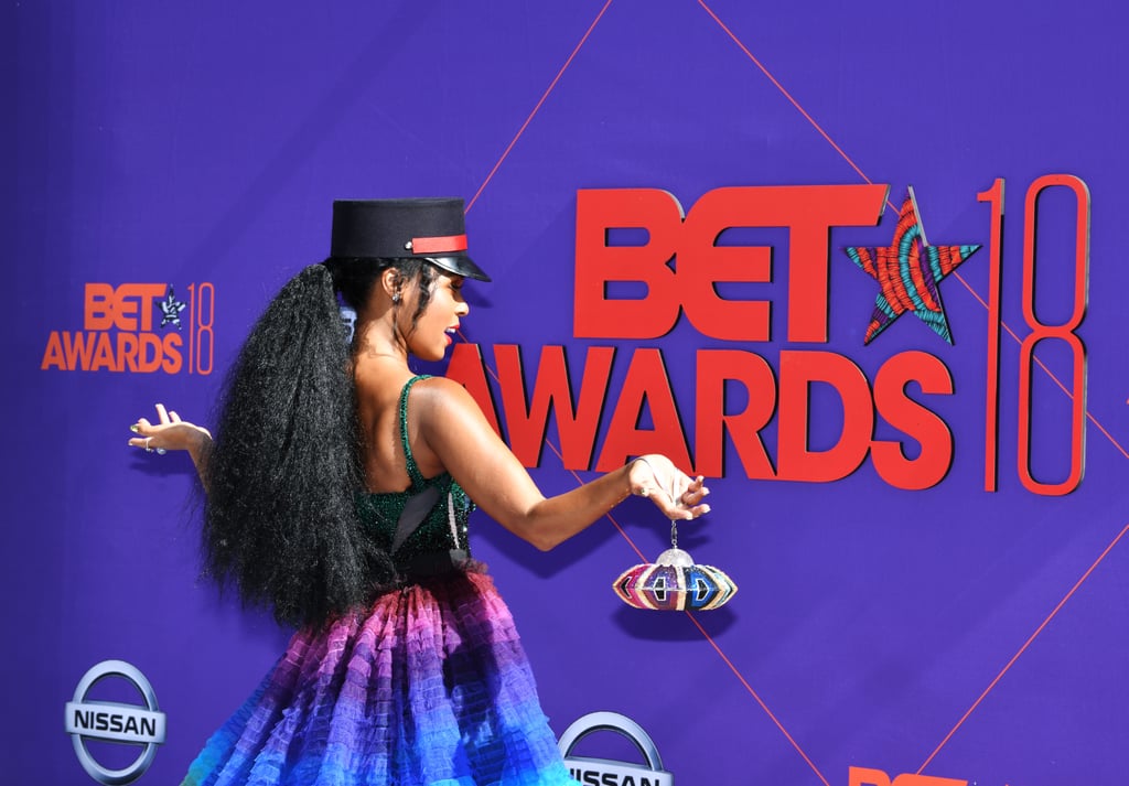 Janelle Monae Rainbow Dress at the BET Awards 2018