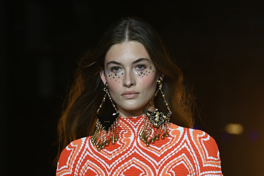 Face Crystals at Etro Spring 2022