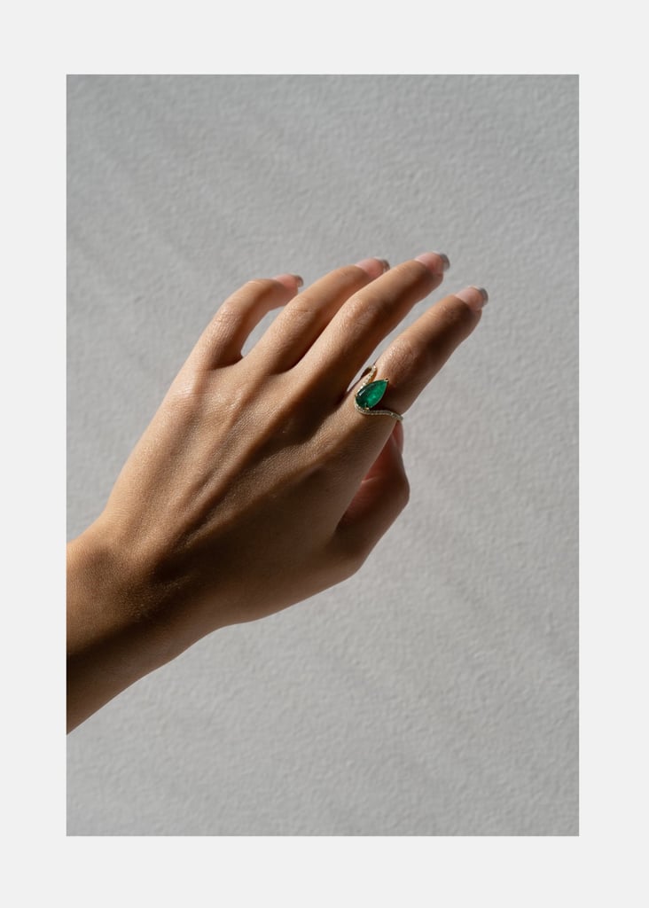 KATKIM Emerald Trace Pavé Ring
