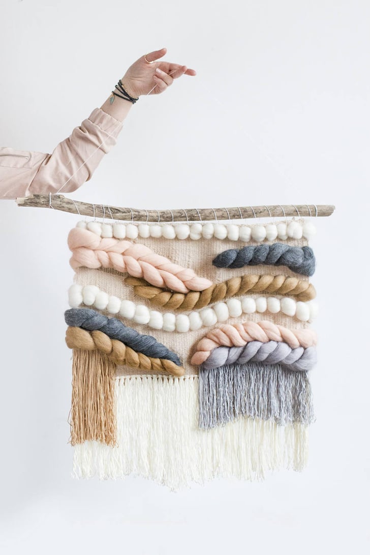 Wide woven wall hanging shop