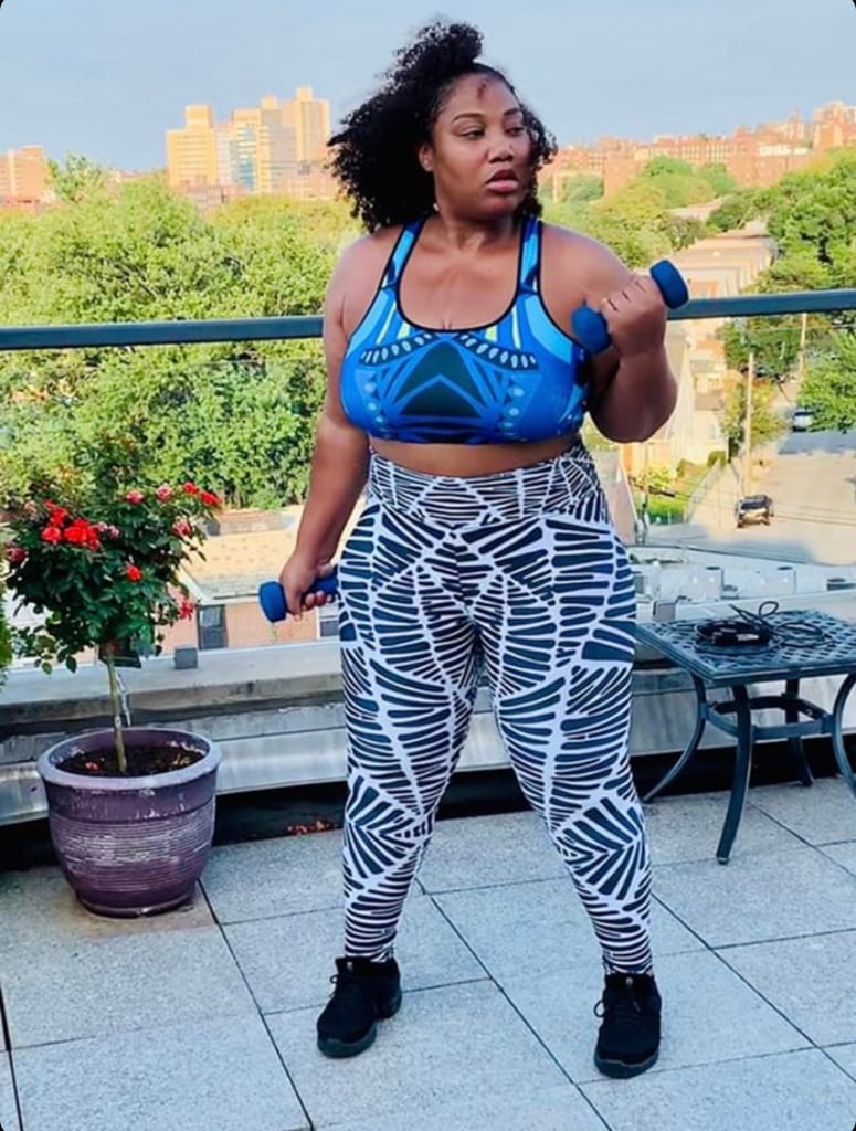 Rochelle Porter Wakanda for Now Sports Bra and Pundamilia Leggings