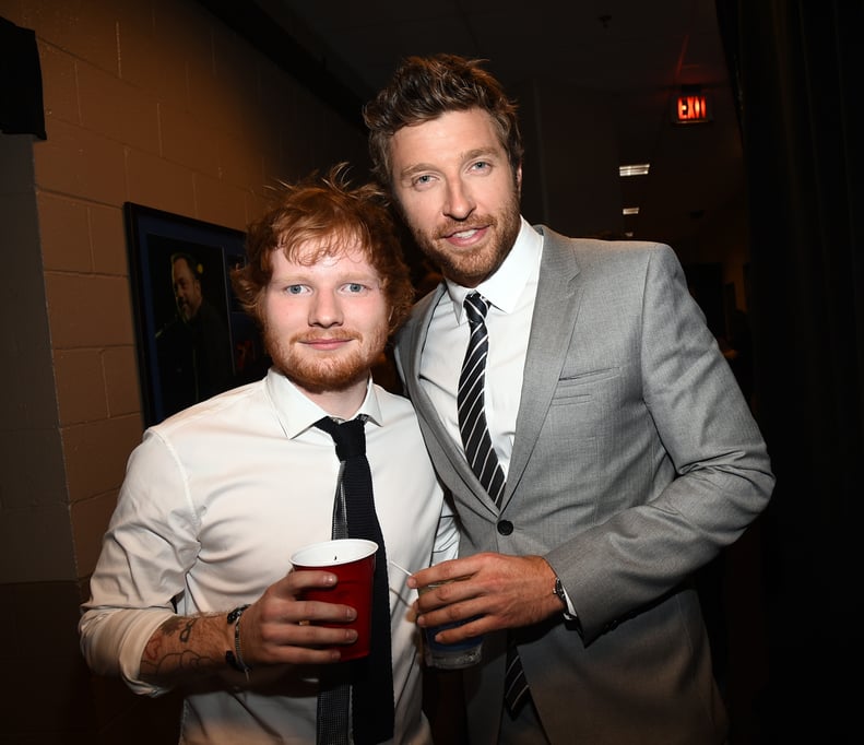 Ed Introduced His Red Cup to Brett Eldredge