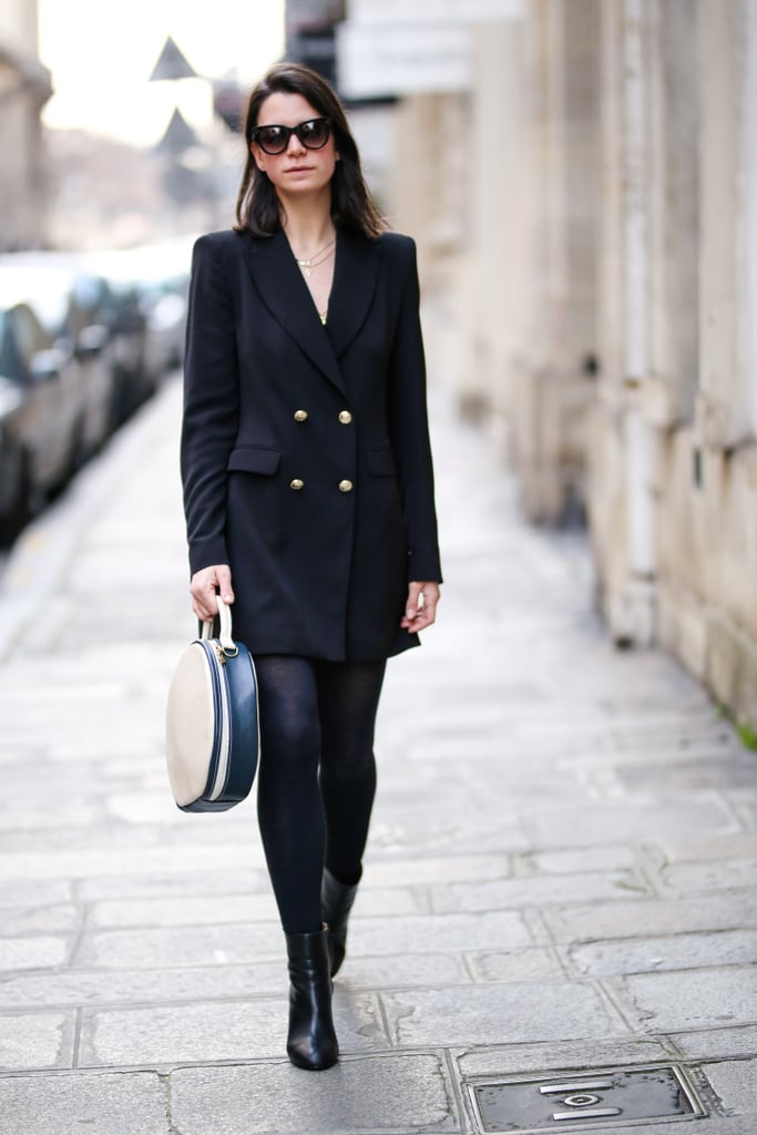 Stylish Ways to Wear Black Tights | POPSUGAR Fashion