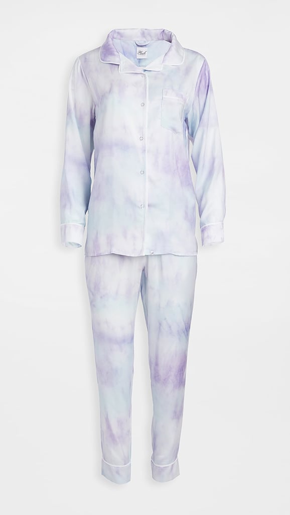 Plush Tie Dye PJ + Eyemask Set