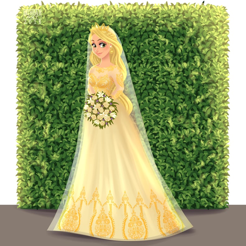 At Last, We See the Light, Thanks to Rapunzel's Wedding Dress