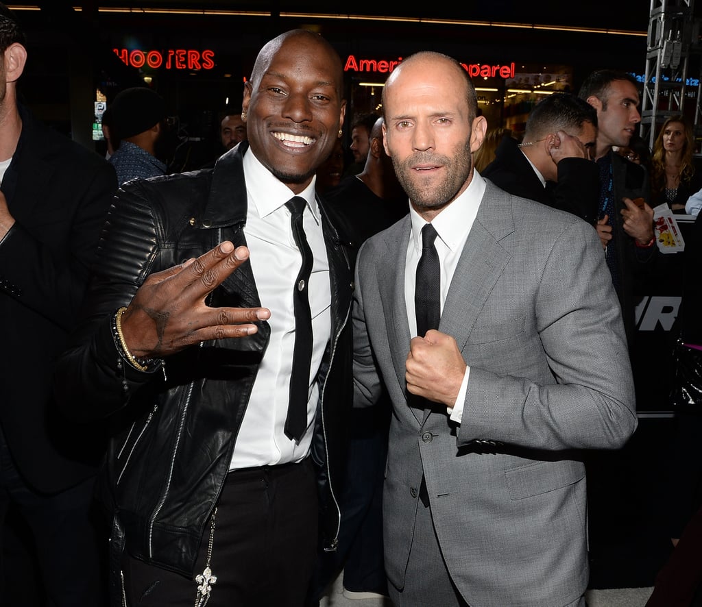 Pictured: Tyrese and Jason Statham