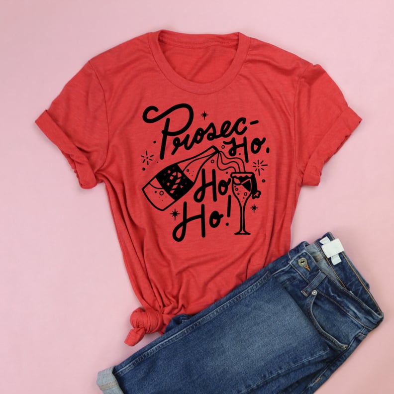 Prosec-Ho Ho Ho Adult Tee