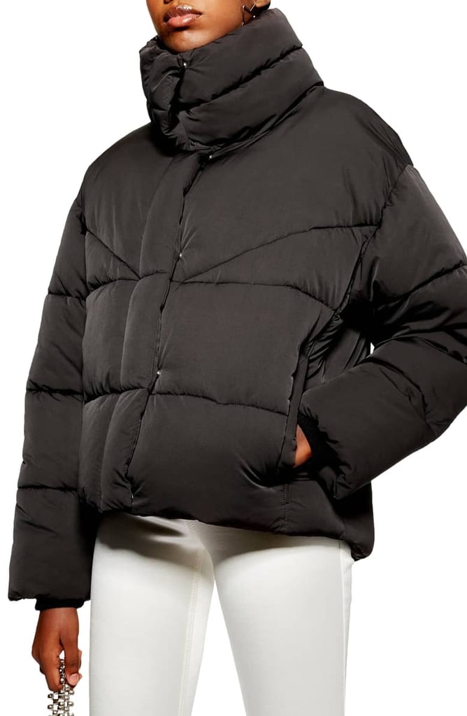 topshop cropped puffer jacket