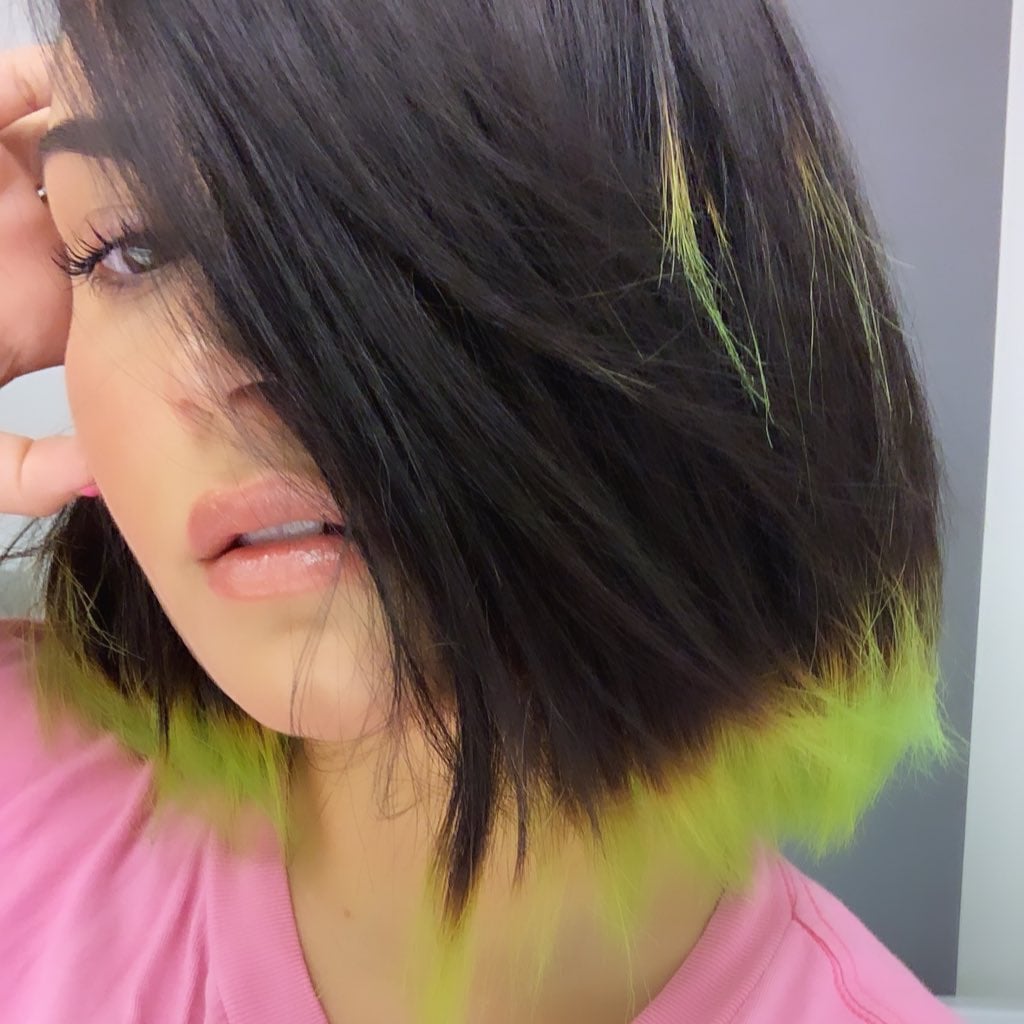 Demi Lovato Debuts Green Dip Dyed Hair On Instagram