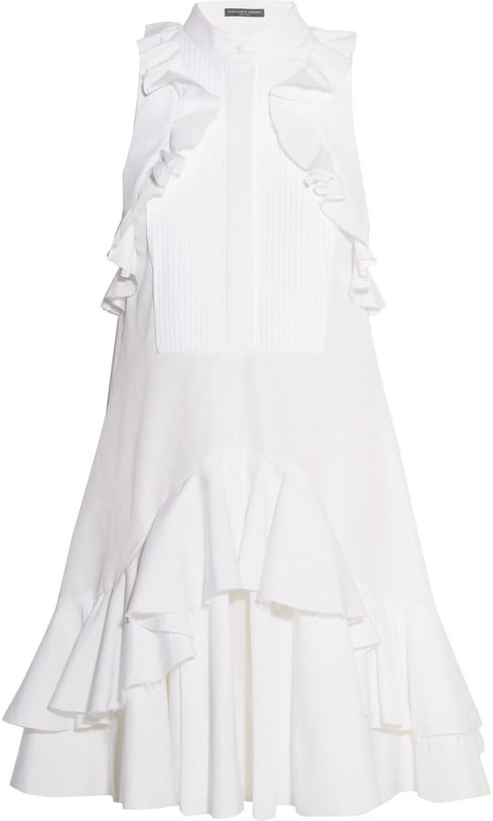 Alexander McQueen Shirt Dress ($3,745) | White Dresses For Your Wedding ...