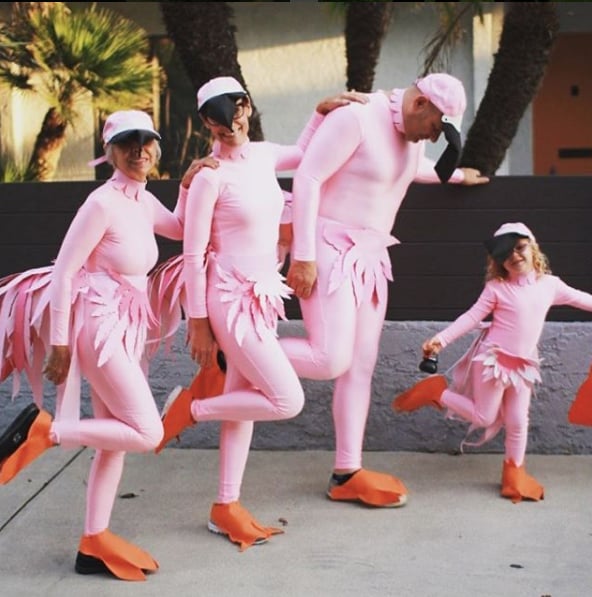 white chicks flamingo costume
