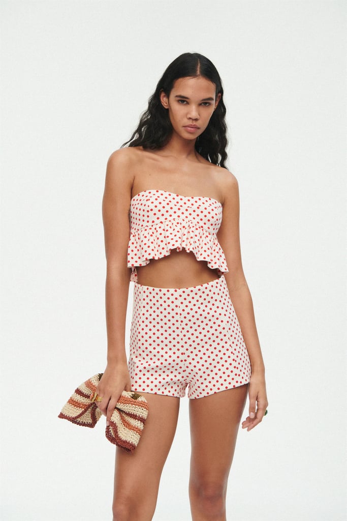 Zara Polka Dot Print Shorts