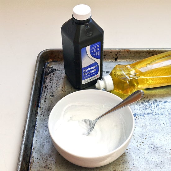 Get burnt residue off of pans.