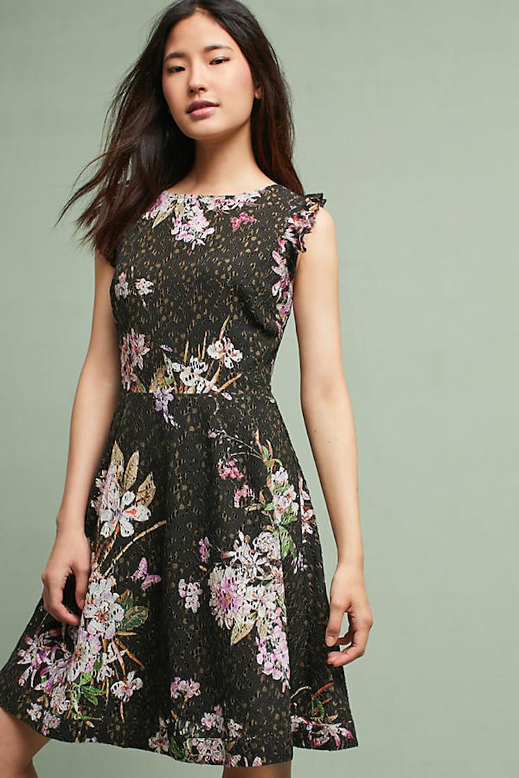 simple floral gown
