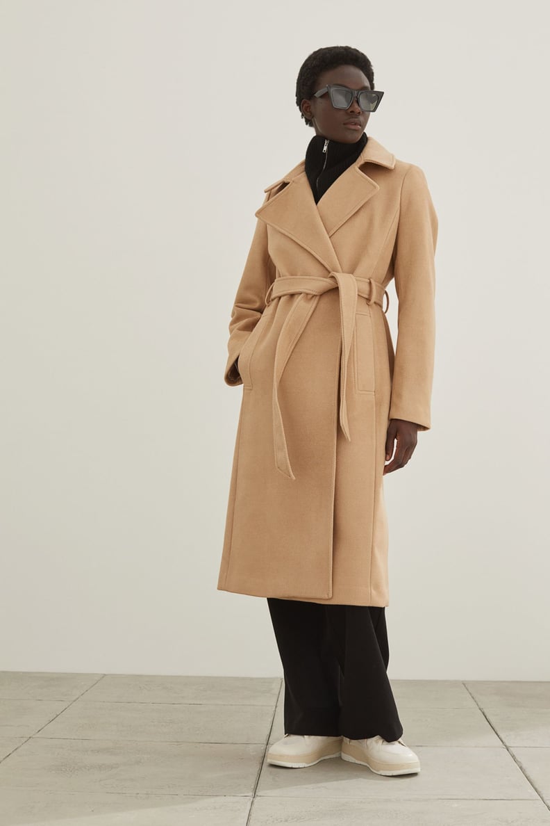 Camel tie coat clearance