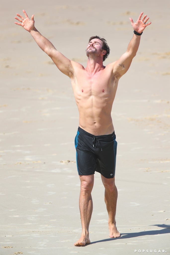 Chris Hemsworth and Matt Damon Australia Pictures April 2018