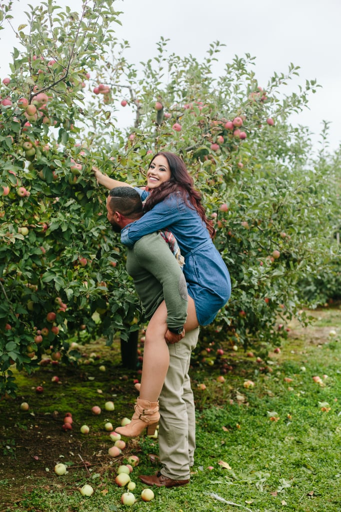 Apple Orchard Engagement Shoot